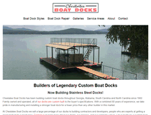 Tablet Screenshot of chestateeboatdocks.com